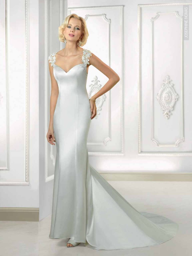 Vestido de Noiva - Corte Reto Simples