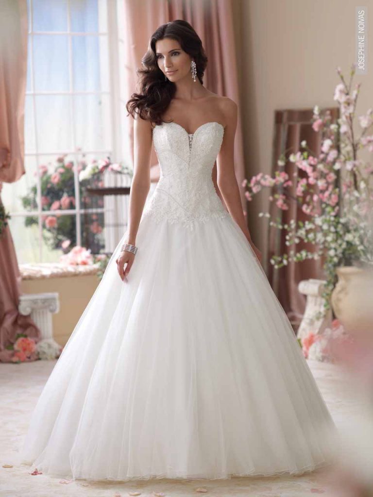 Vestido de Noiva - Princesa tomara que caia