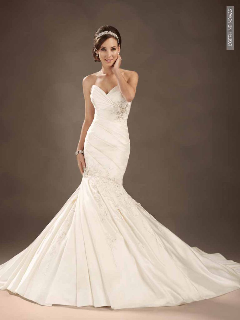 Vestido de Noiva tomara que caia princesa sereia