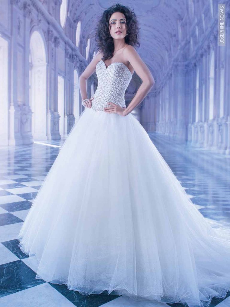 Vestido de noiva - Princesa corpete e saia