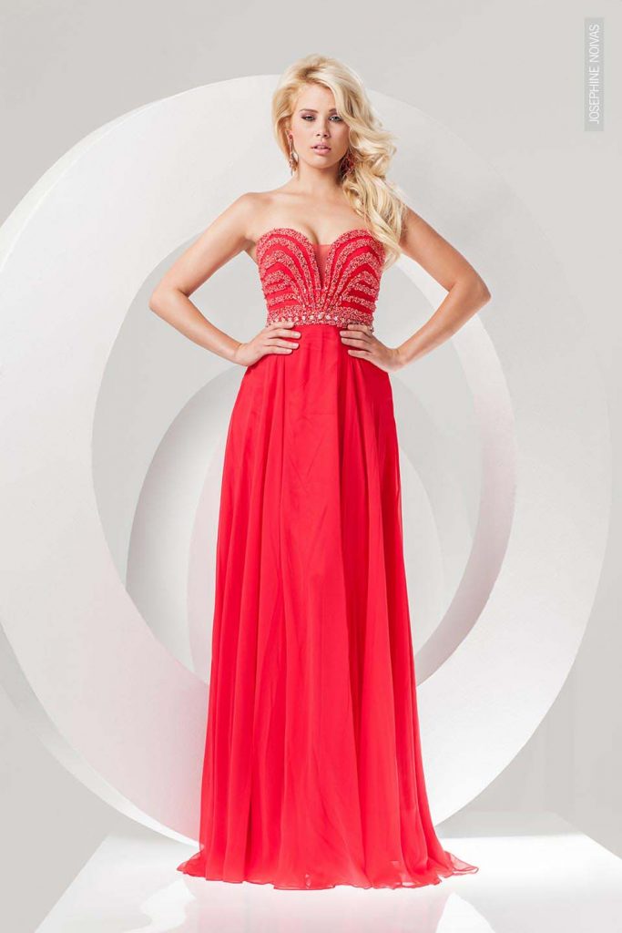 Vestido de Festa - Vermelho Fluido