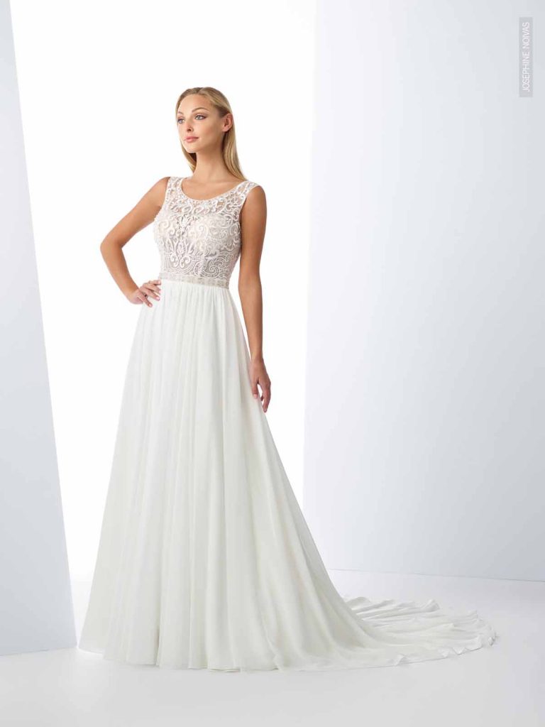 Vestido de Noiva - Evasê fluído