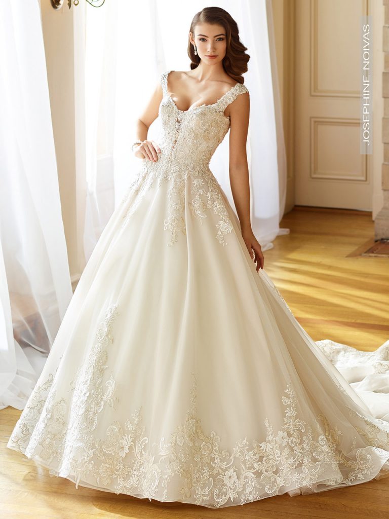Vestido de Noiva - Princesa com mangas
